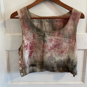 Natural Dyed Crop Tank
